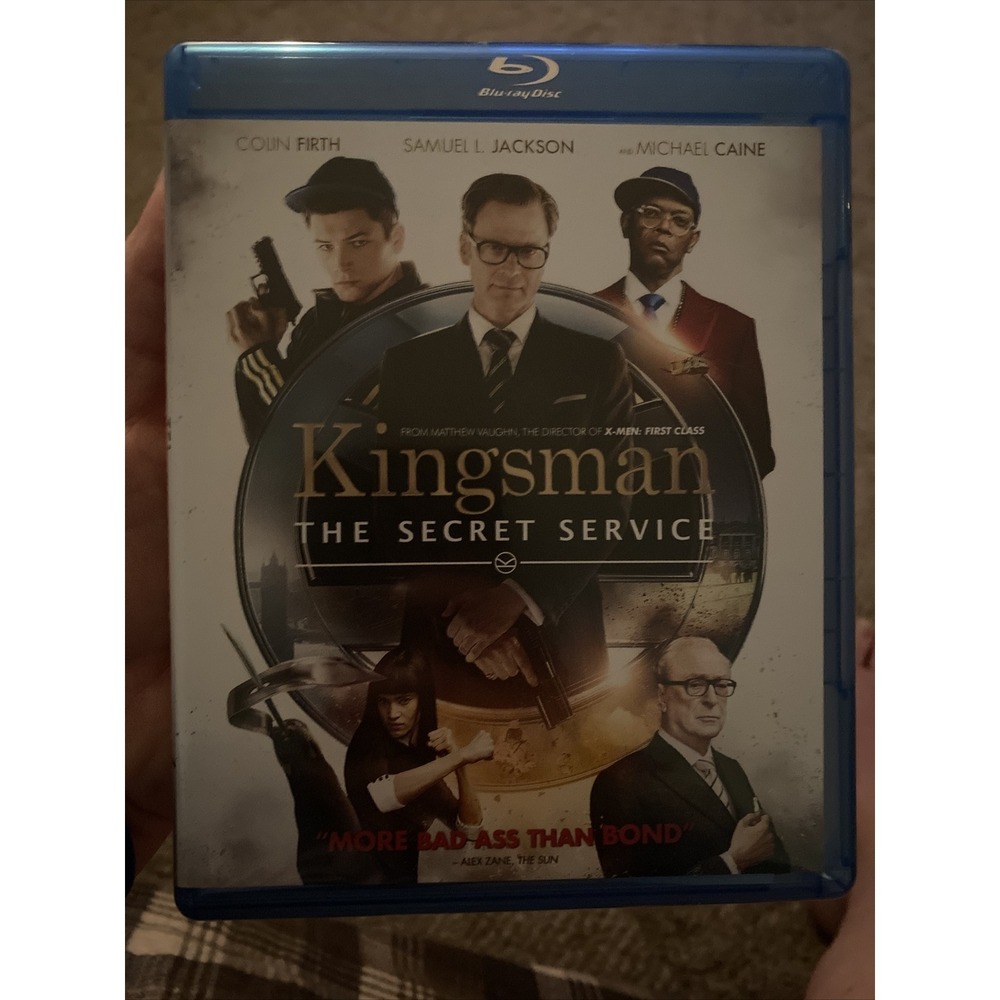 Kingsman The Secret Service Blu-ray Movie Colin Firth Samuel L Jackson Spy Film